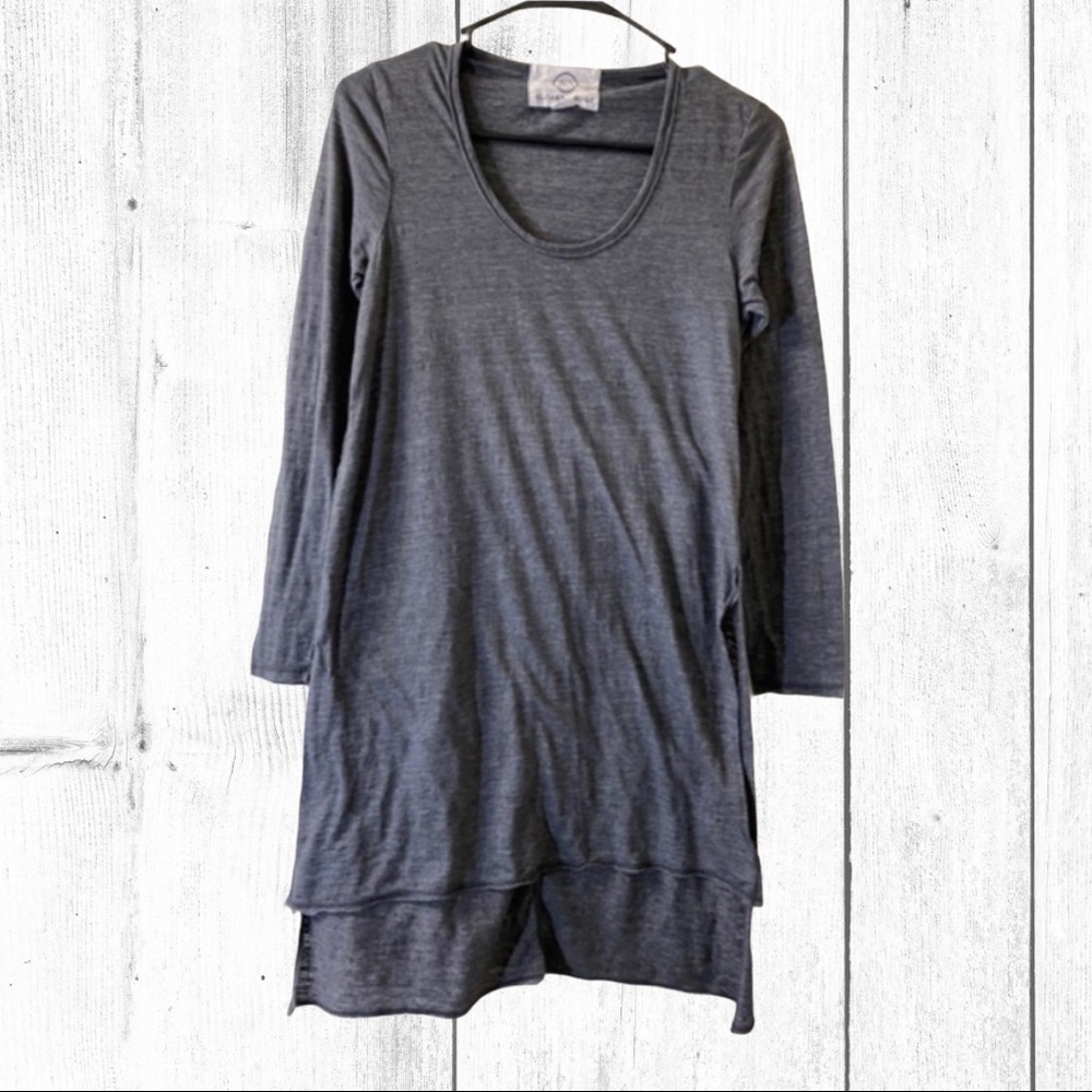 Scoop Neck Boho Hi-Lo Tunic Size XS